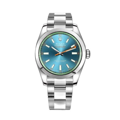 rolex milgauss xanh|rolex milgauss 40mm.